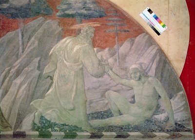 La creazione degli animali e di Adamo (dettaglio) da Paolo Uccello